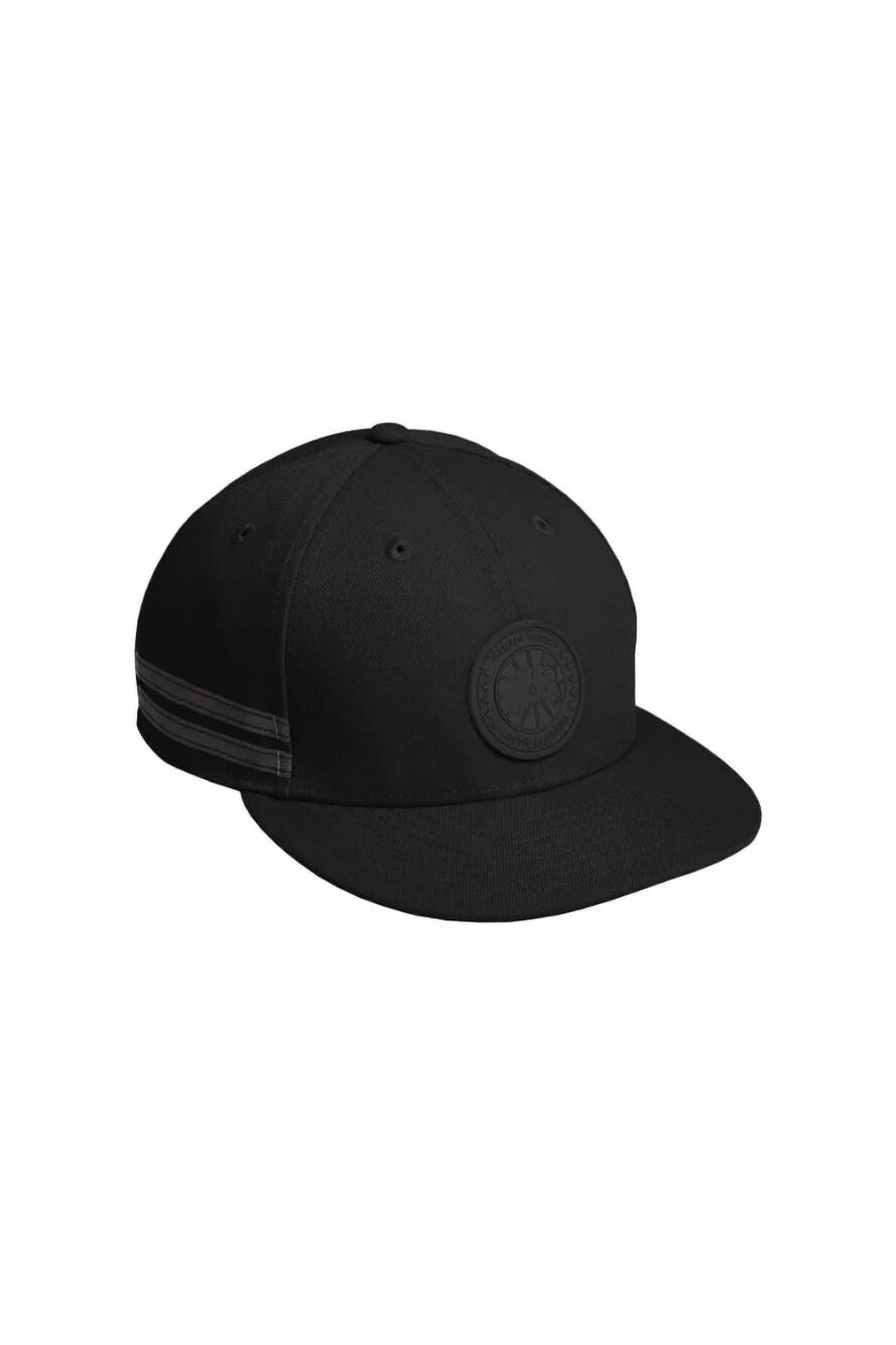 NEW CANADA GOOSE men's arctic disc snapback cap in black